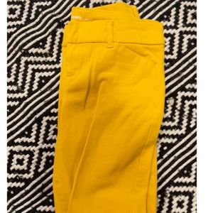 Yellow dress pants